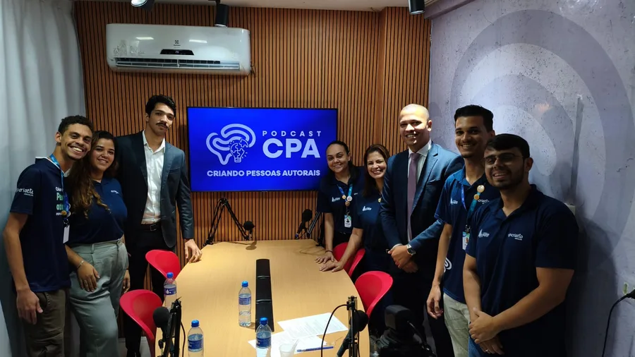 Estudantes e convidados reunidos no Criatto Talks